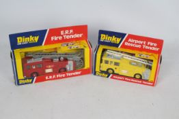 Dinky Toys - A boxed pair of diecast ERF Fire Tenders from Dinky Toys,