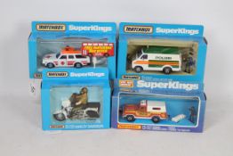 Matchbox Superkings - Four boxed diecast Matchbox Superkings diecast model vehicles.