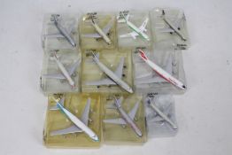 A collection of x10 assorted Schabak diecast model planes,