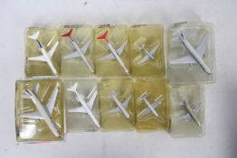 A collection of x10 assorted Schabak diecast model planes,