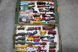 Corgi - Matchbox - EFE - A collection of 40 plus unboxed die cast models and more.