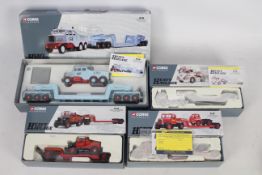 Corgi Heavy Haulage - Four boxed Limited Edition diecast commercial model vehicles from the Corgi