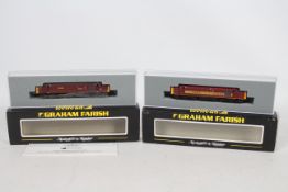 Graham Farish - Bachmann - 2 x boxed N Gauge Class 37/4 locos number 37419 in EW&S livery # 371153