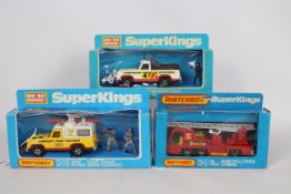 Matchbox SuperKings - Three boxed diecast vehicles from Matchbox.