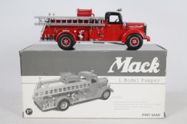First Gear - A boxed First Gear 1:34 scale CFD19-3169 Mack L Model Pumper.