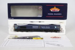 Bachmann - A OO gauge Class 66 Diesel operating number 66405 in Malcolm Blue livery # 32729.