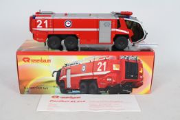 Wiking - A boxed diecast Wiking 1:43 scale Rosenbauer Panther 6x6 FLF ARFF (Airport Rescue and Fire