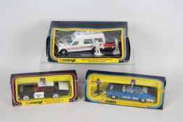 Corgi - Three boxed diecast Emergency themed vehicles.
