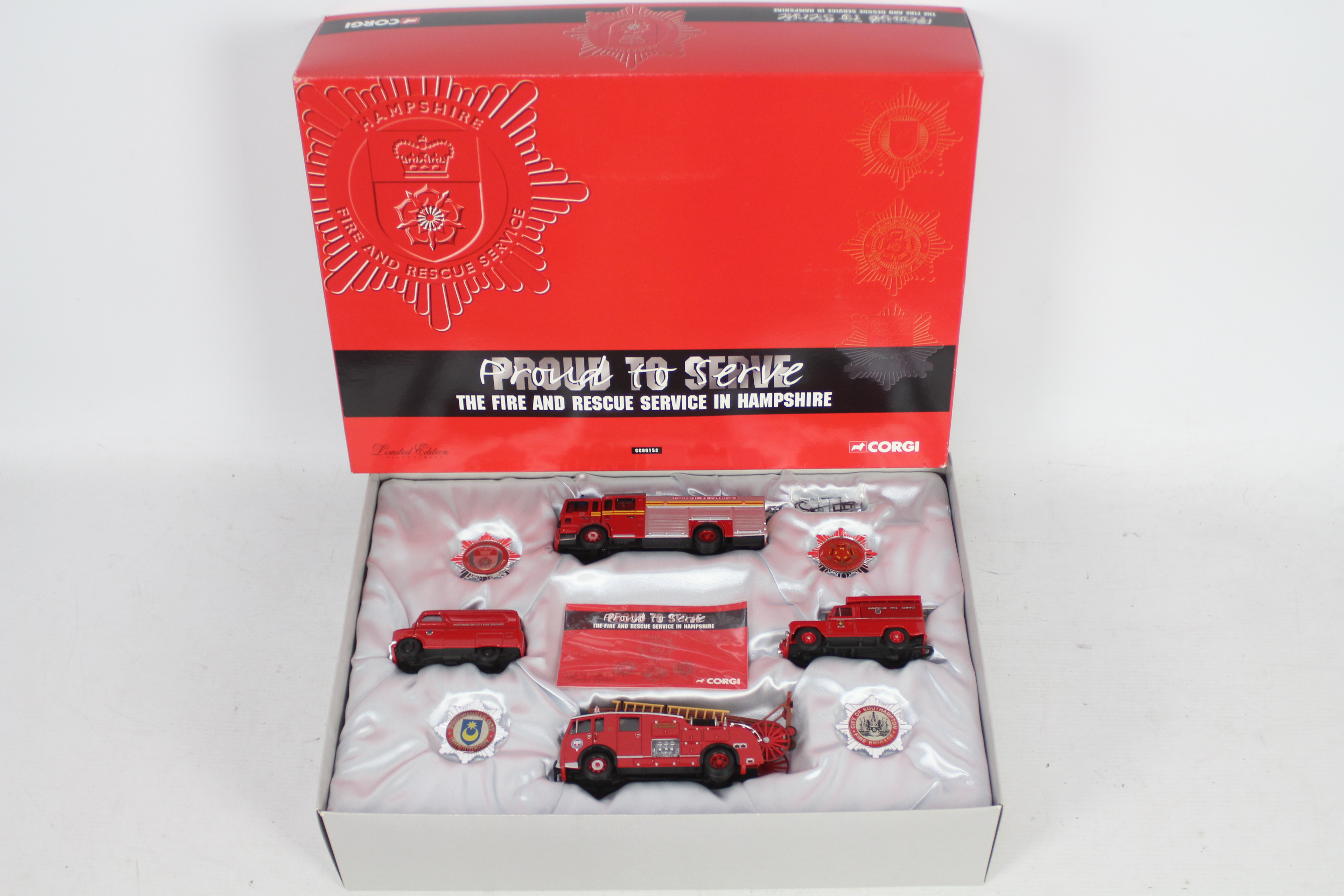 Corgi - A boxed Corgi CC99152 'Proud To Serve - The Fire & Rescue Service in Hampshire' Limited