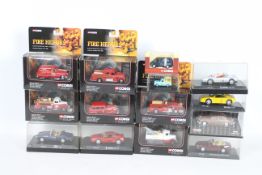 Corgi - 14 x boxed models including Chevrolet Fire Chief car # CS90013, Jaguar XJS # ART131,