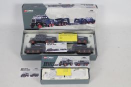 Corgi Heavy Haulage - Two boxed Limited Edition diecast commercial model vehicles from the Corgi