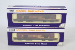 Dapol - 2 x N Gauge Class 67 Dummy locos both operating number 67001 in EWS livery # ND-101M.