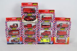 Solido - A fleet of 15 boxed diecast model Fire Appliance / Vehicles.