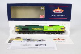 Bachmann - A OO gauge Class 66 Diesel operating number 66522 in Freightliner Shanks livery #