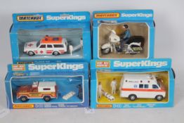 Matchbox Superkings - Four boxed diecast Matchbox Superkings diecast model vehicles.