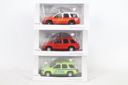 First Response Replicas - Three boxed diecast Chevrolet Tahoe 1;