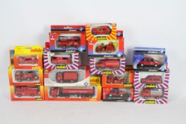Solido - 15 boxed diecast model Fire Appliance / Vehicles from Solido.