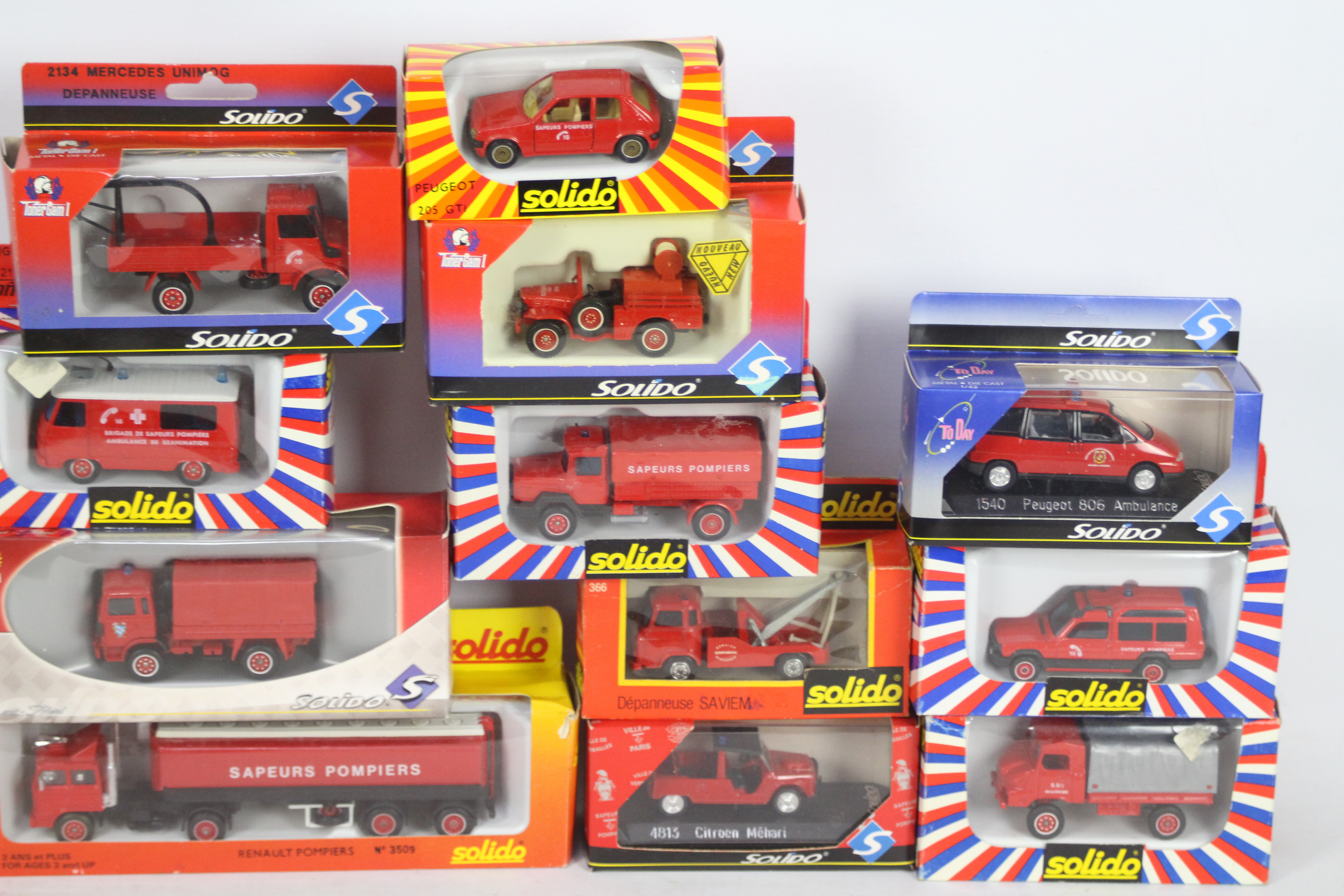Solido - 15 boxed diecast model Fire Appliance / Vehicles from Solido. - Image 3 of 3