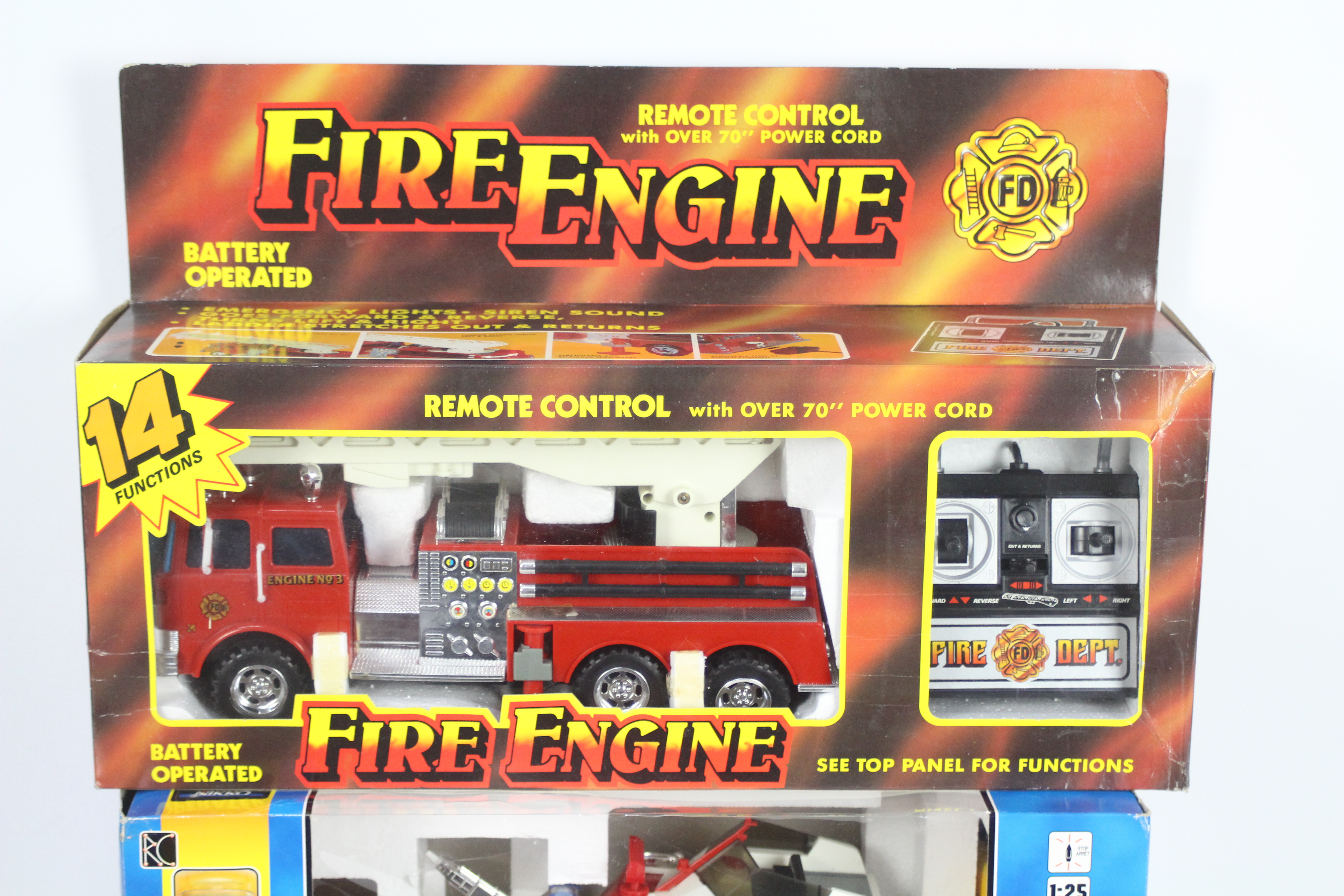 Nikko, Other - Two boxed plastic radio controlled Fire Appliances. - Image 2 of 3