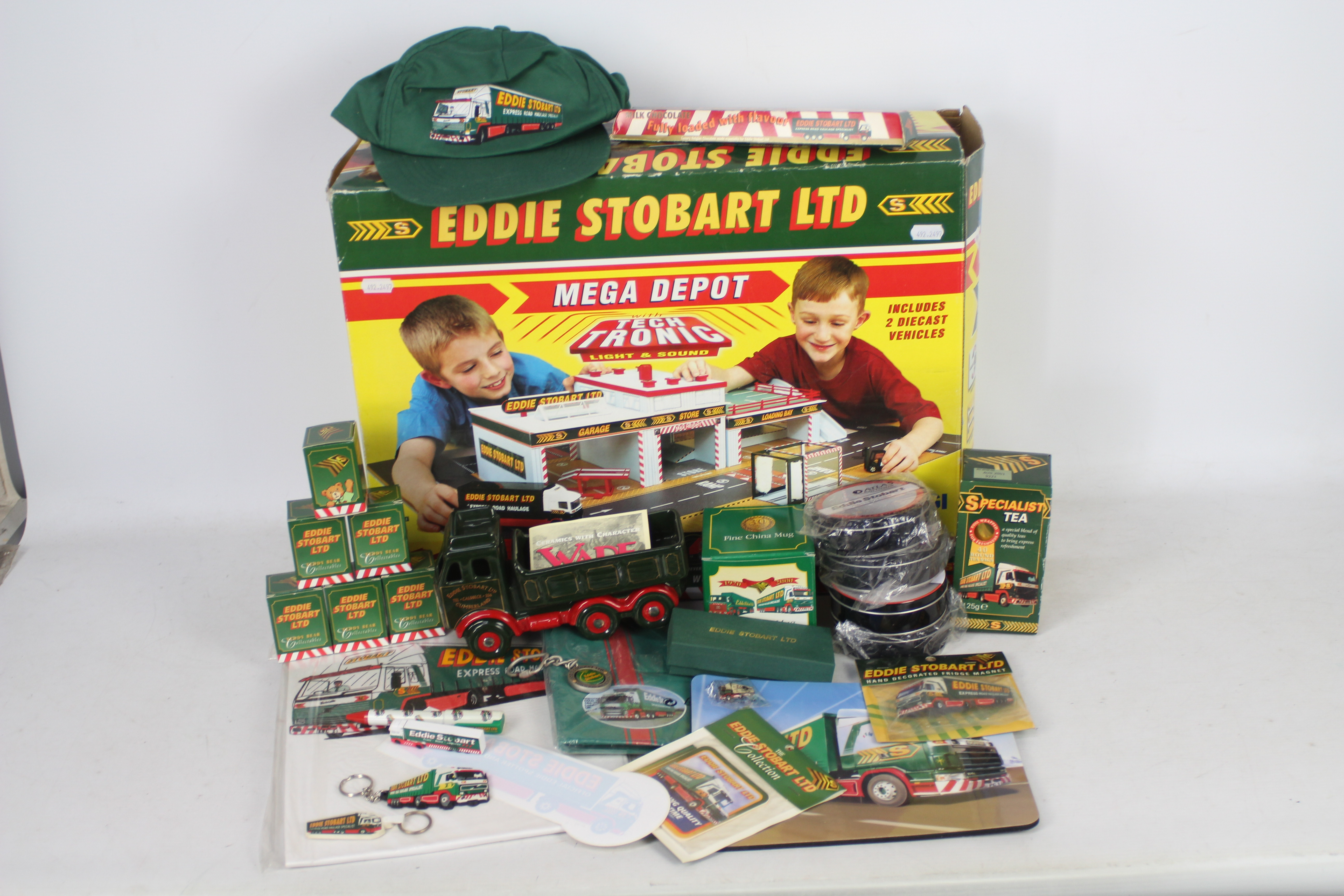 Corgi - Wade - Eddie Stobart - A boxed Eddie Stobart Mega Depot with working light and sound.