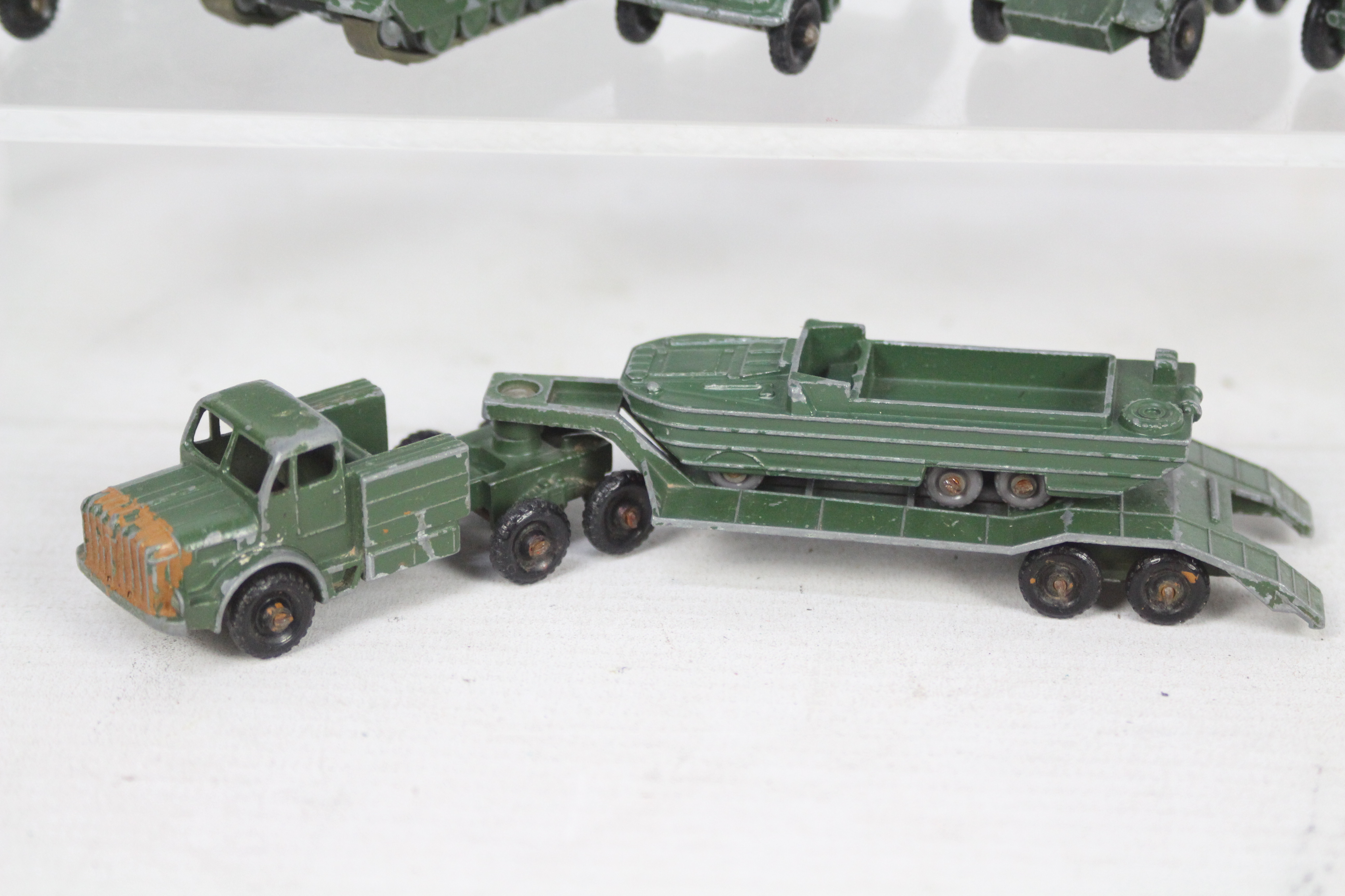 Matchbox - 12 x unboxed military models including Scammell Breakdown Truck # 64, - Image 6 of 6