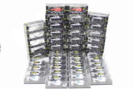 Onyx - 46 boxed F1 cars in 1:43 scale including Tyrrel Honda 020,
