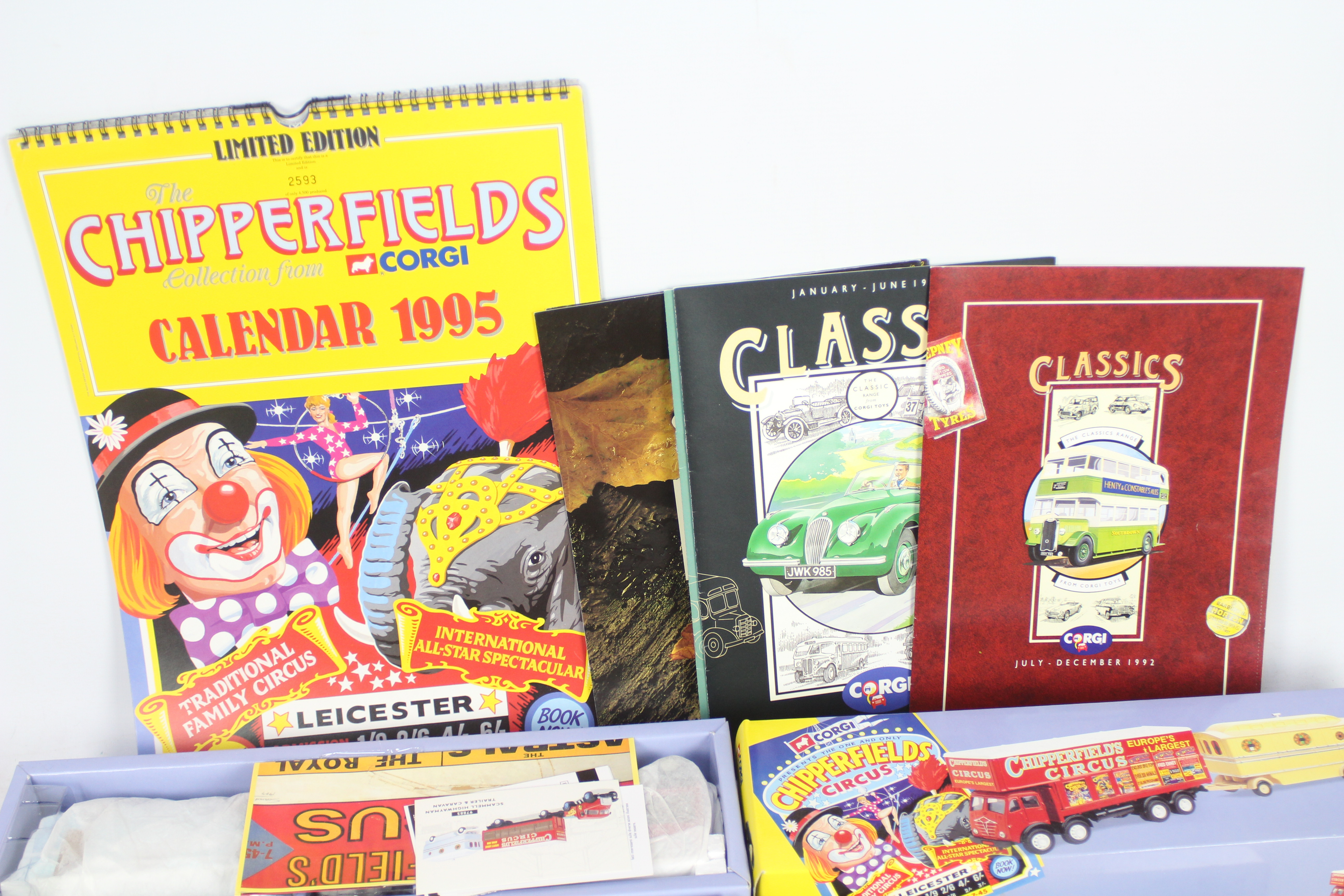 Corgi - Chipperfields - 4 x boxed model sets with a calendar and some brochures, - Image 4 of 4