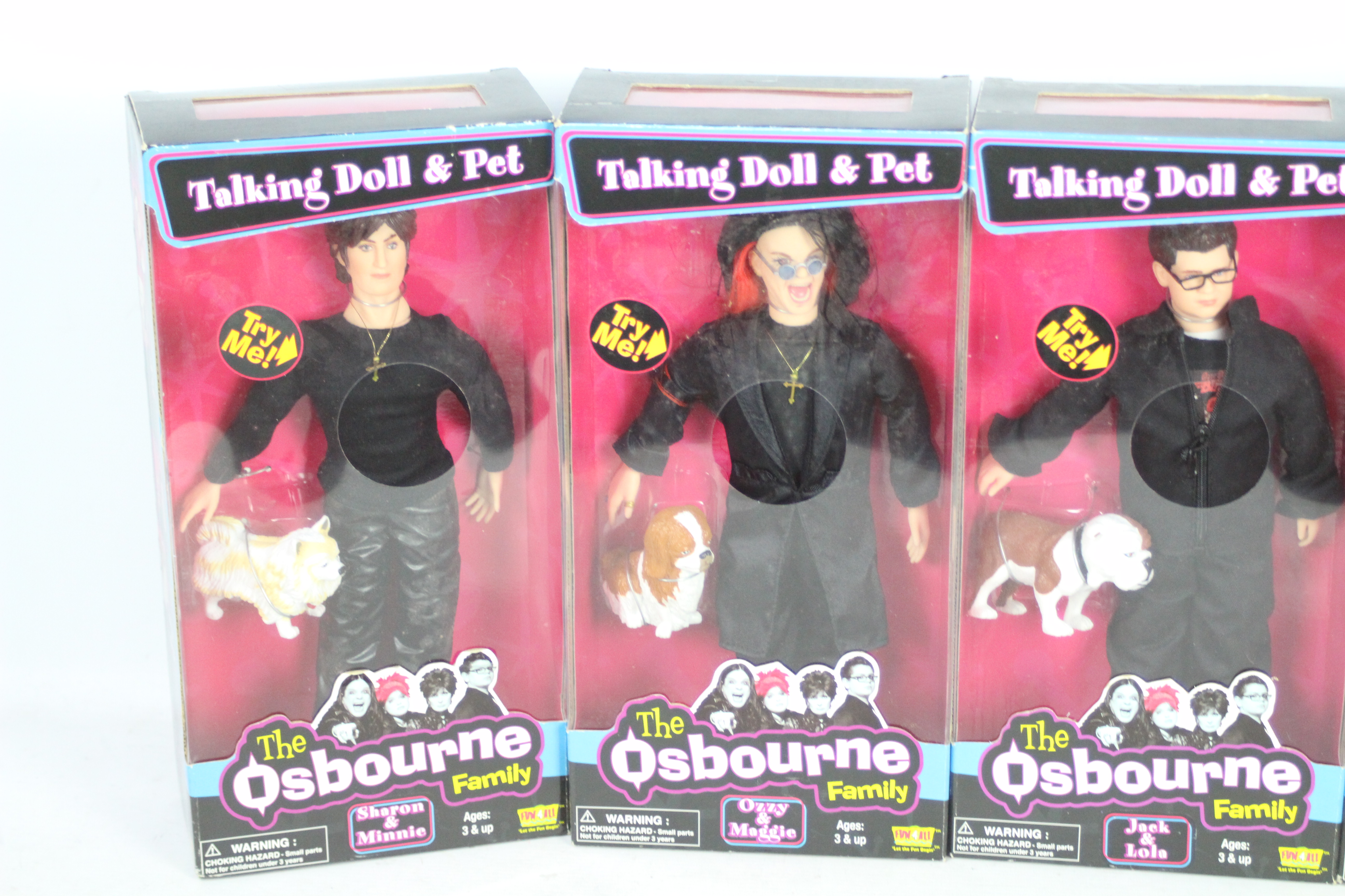 A collection of The Osbournes Family figures by Fun 4 All. - Bild 2 aus 3