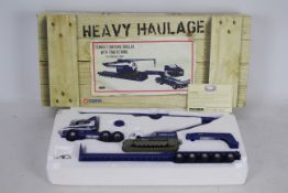 Corgi - Heavy Haulage - A limited edition 1:50 scale Scania T Cab King Trailer with Tower Crane in