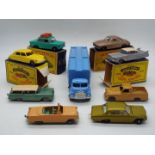 Matchbox, Lesney, Moko - A collection of nine Matchbox Regular Wheels, four of which are boxed.