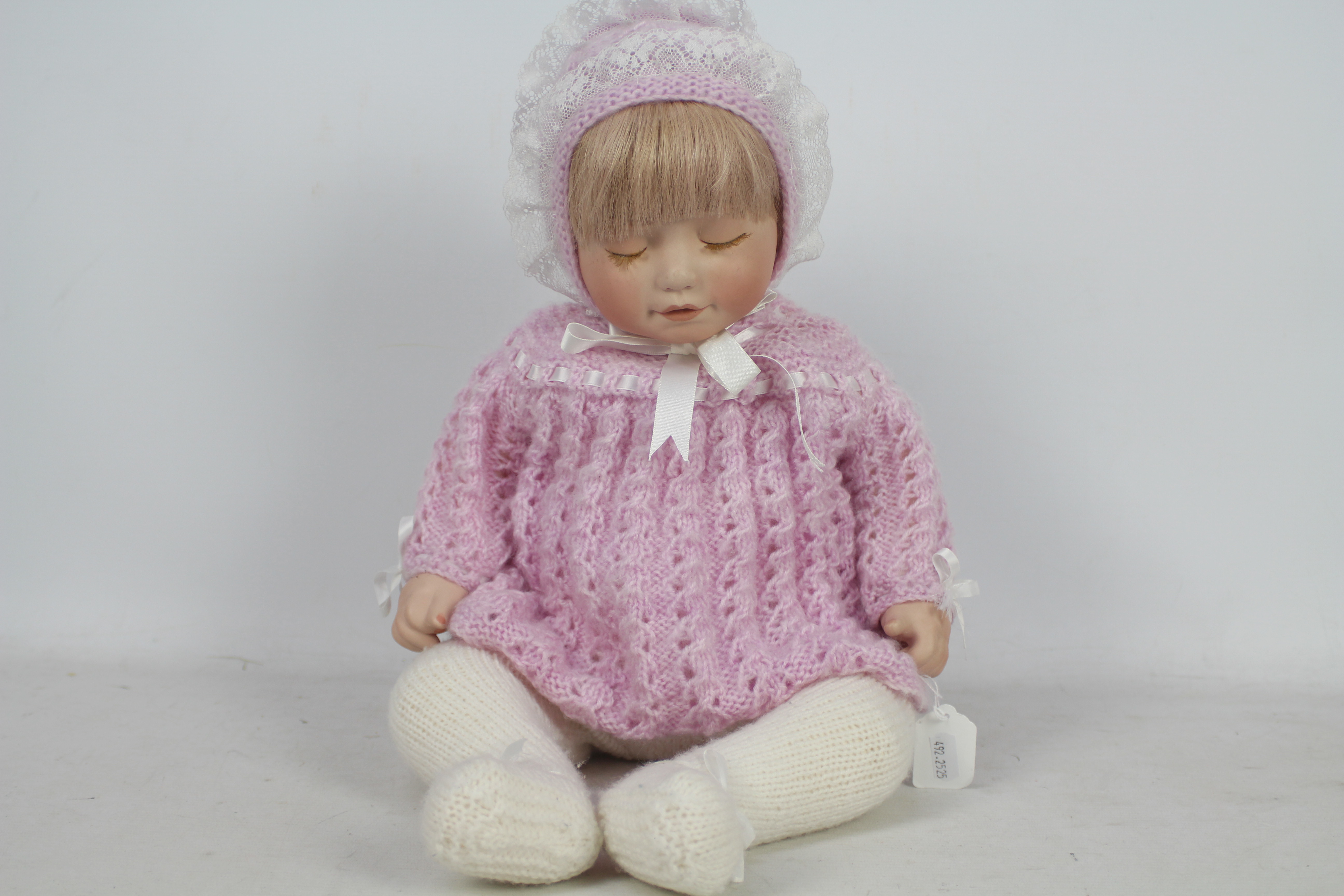 Byron - A Byron BCC104 weighted baby doll 'Sleeping Angel'.