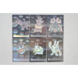 Pokemon - A sought after set of 6 x Pokemon The Movie 2000 First Appearance Hologram Cards.