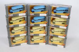 Corgi - 2 x boxes of 6 x Bedford OB Coach models # D949/25 # 97100,