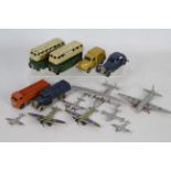 Dinky - Corgi - A collection of 14 x models including Rolls Royce # 30b,