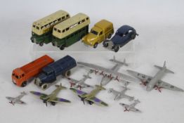 Dinky - Corgi - A collection of 14 x models including Rolls Royce # 30b,