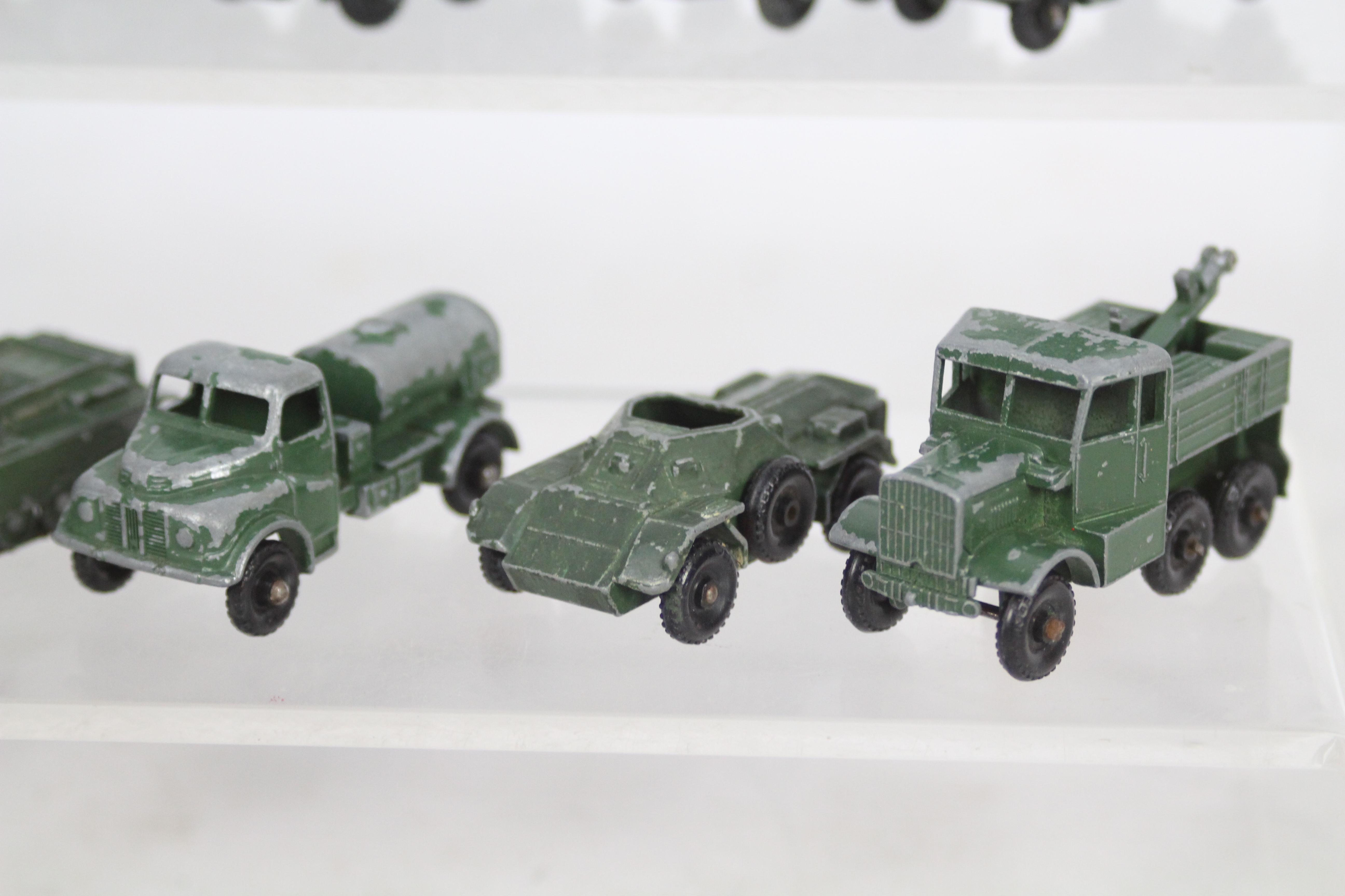 Matchbox - 12 x unboxed military models including Scammell Breakdown Truck # 64, - Image 5 of 6