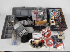 A quantity of crafting / modelling equipment, electronic / remote control components and other.