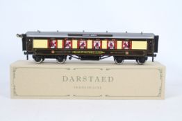 Darstaed - A boxed Darstaed 'Trains De Luxe' O Gauge tinplate 'Golden Arrow' Pullman Parlour 3rd