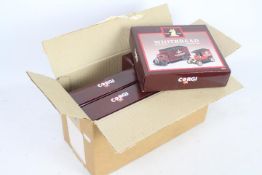 Corgi - A trade box of 6 x limited edition Whitbread two Van sets # D94/1 featuring a Bedford Box