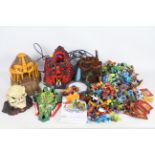 A large collection of Mighty Max - Gormiti - Skylander figures / playsets / cards / Wii Games.