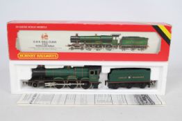 Hornby - A boxed OO Gauge Hall Class - 4-6-0 - Steam Locomotive and tender - #R.761 - Op. No.
