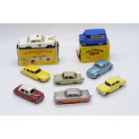 Matchbox, Lesney, Moko - Eight Matchbox Regular Wheels model vehicles, two of which are boxed.