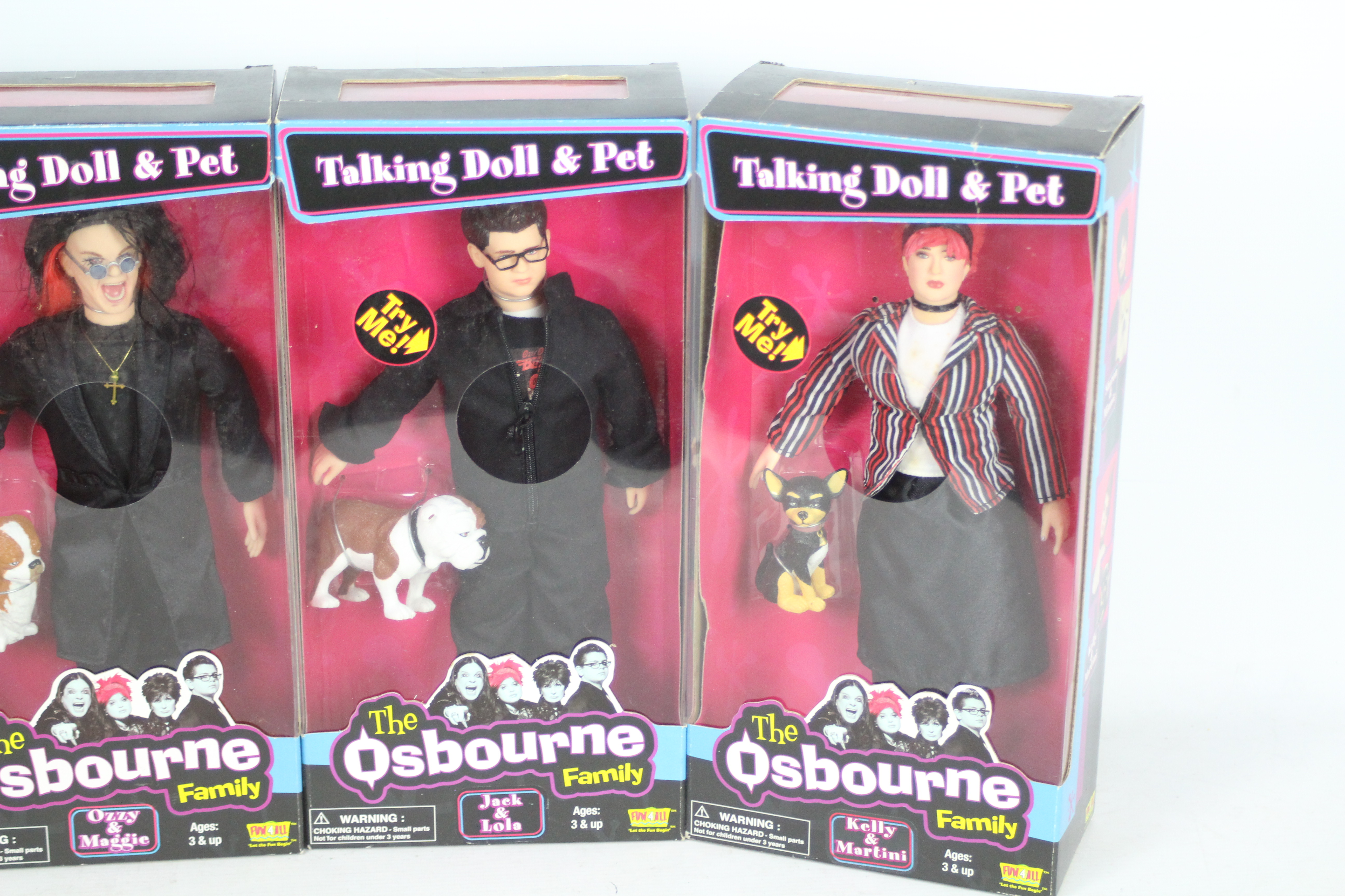 A collection of The Osbournes Family figures by Fun 4 All. - Bild 3 aus 3