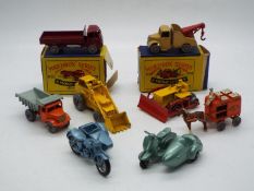 Matchbox, Lesney, Moko - A collection of eight Matchbox Regular Wheels, two of which are boxed.