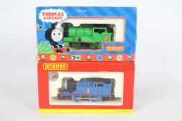 Hornby - Thomas The Tank - 2 x boxed OO Gauge locos, Thomas and Percy # R351 and # R350.