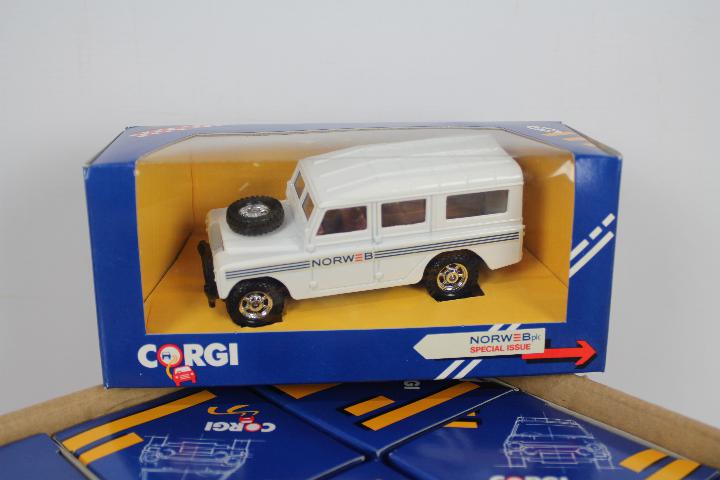 Corgi - 11 x unopened Corgi 1:36 scale Land Rover models in special issue Norweb plc livery. - Image 3 of 4