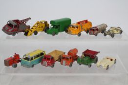 Matchbox - 12 x unboxed models including Bedford 7 Ton Tipper # 40,