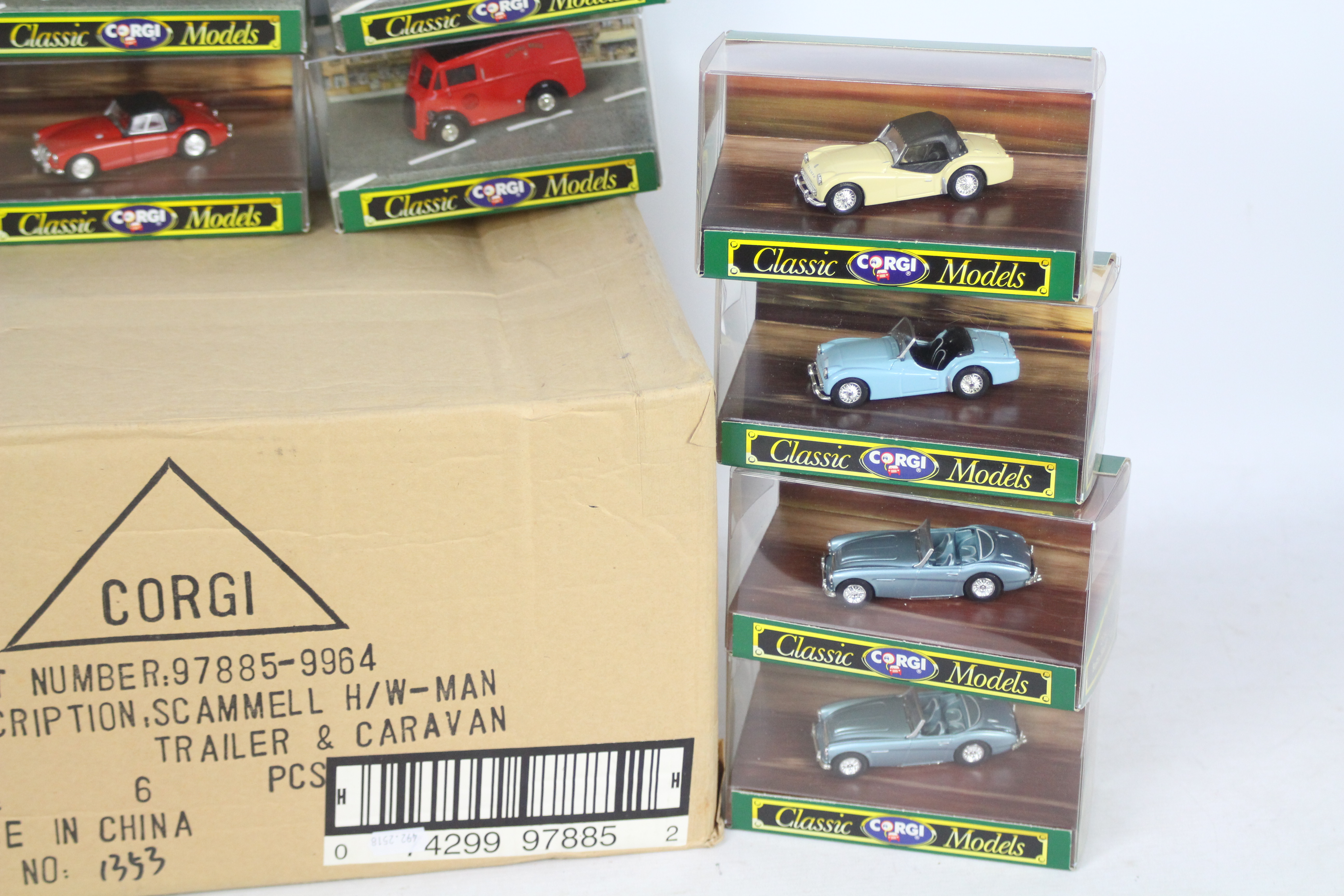 Corgi - 14 x Corgi Classic models including 6 x Triumph TR3A models, a Porsche 356B, - Image 4 of 4