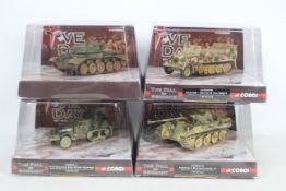 Corgi - Four boxed diecast military vehicles from the Corgi 'WWII Legends - VE Day The Fall of