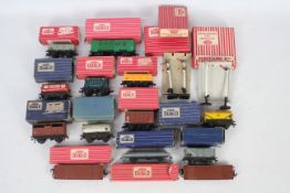 Hornby Dublo - A boxed grouping of Hornby Dublo OO gauge wagons with three boxed sets of signals.